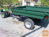 Motokultivator s prikolico