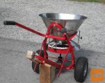 Posipalec soli/mineralnih gnojil - ročni, inox, 45l, Rondini