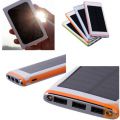 Zunanji Solar Power Bank 3 USB LED