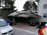 Robusten nadstrešek carport na 2 nogah - 2 avta