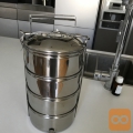 Menažka inox velika premer 16 cm