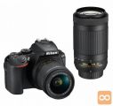 Nikon DSLR fotoaparat D5600 AF-P 18-55VR + AF-P 70-300VR