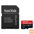 Sandisk Extreme PRO 64GB Class 10 UHS-I z adapterjem