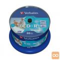 MEDIJ CD-R VERBATIM 50PK printable tortica NO-ID (43438)