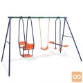 Komplet otroških gugalnic s 5 sedeži oranžne barve