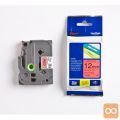 Brother originalni trak TZE431 rdeče-črn 12mm za P-touch