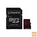 SDXC KINGSTON MICRO 256GB CANVAS REACT, 100MB/80MB/s, UHS-I
