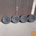 Platišča z gumami 185/60R14, za Škodo, VW, Seat...