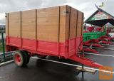 Traktorska enoosna kiper prikolica s poviški, 4500 kg