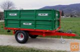 BICCHI 5 ton - enoosna traktorska prikolica