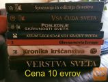 Prodam cena vsake knjige je 10 evrov
