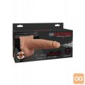 STRAP-ON FF Hollow Squirting With Balls Flesh 7,5