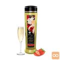 MASAŽNO OLJE Shunga Romance Strawberry Wine