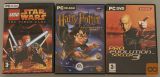 Star Wars; Harry Potter; Pro Evolution Soccer 3