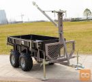 Tovorna prikolica za ATV, Shark TRAILER WOOD 1500, kiper