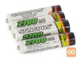 4x akumulatorska polnilna baterija AAA 2700 mAh