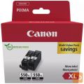 Kartuša Canon PGI-550 XL Black / Dvojno pakiranje / Original