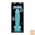 DILDO Firefly Glowing Blue 8"