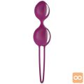 VAGINALNE KROGLICE Smartballs Duo White/Grape