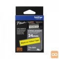 Trak Brother TZe-S651 (24 mm, črno na rumenem), original