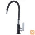 Enoročna armatura kuhinjska z gibljivo cevjo