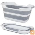 Zložljiva košara za perilo silikonska 40L