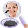 USB ak. prenosno kozmetično ogledalo za ličenje z LED osvet.